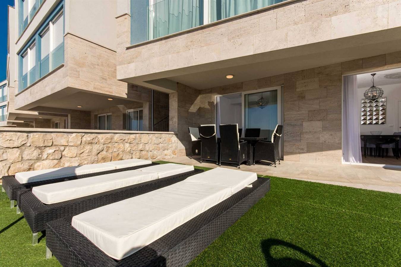 Strandvilla Deep Blue mit Pool I in Trogir, Ciovo