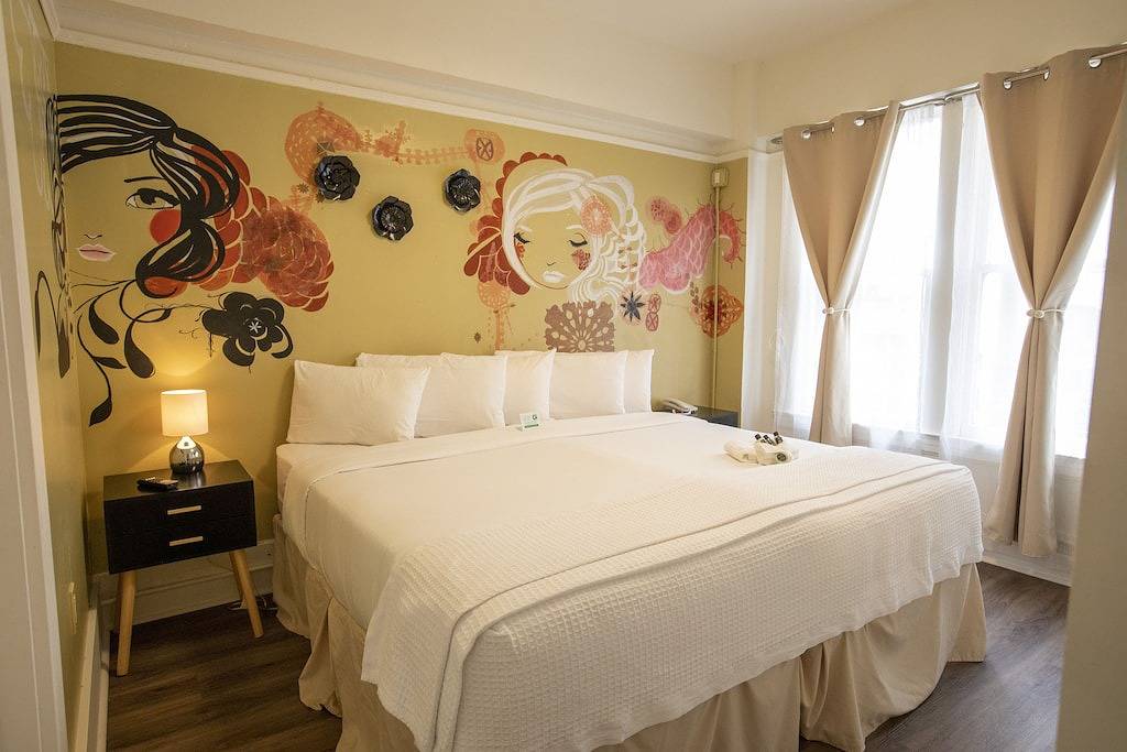 Ada Accessible-Familienzimmer-barrierefreies Badezimmer in San Francisco, Nordkalifornien