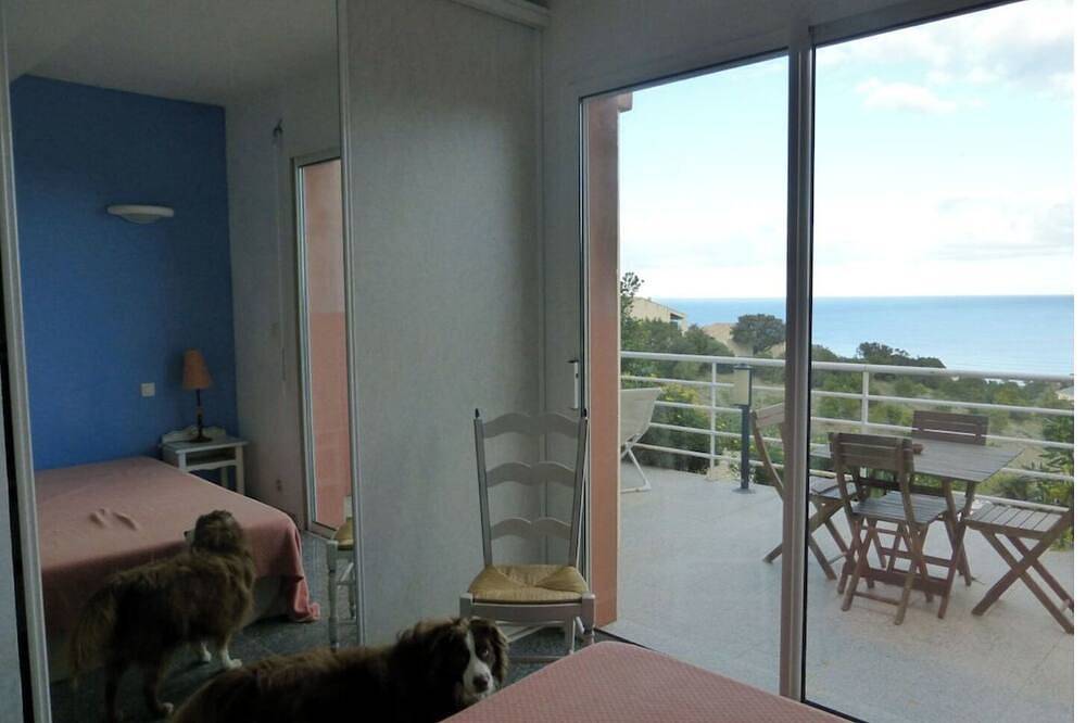 Villa a casa di san filippu seaside, panoramic view of the gulf in Saint-Florent, Calvi e dintorni