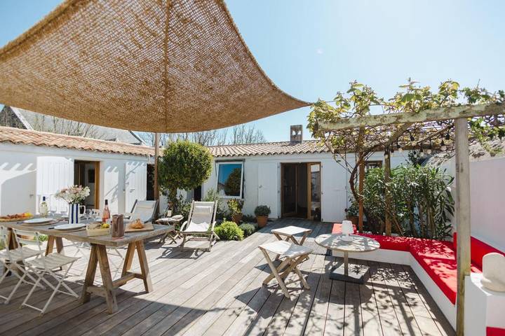 Maison de vacances pour 4 personnes, avec Terrasse ainsi que Jardin et Vue à Île-d'Aix
