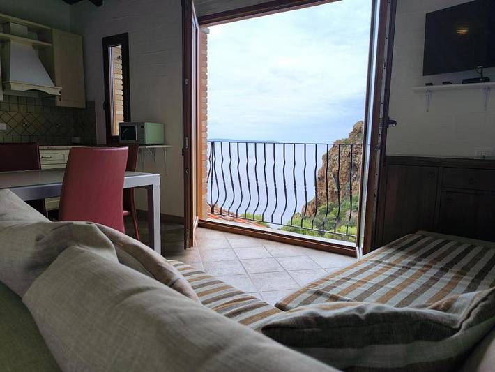 Ferienwohnung für 4 Personen, mit Pool und Ausblick - 1