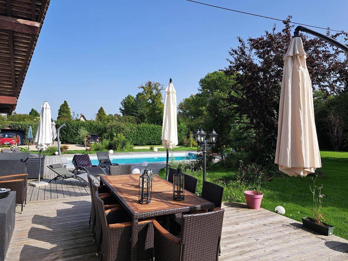 King Room with Pool View in Gonneville-sur-Honfleur, Région de Lisieux