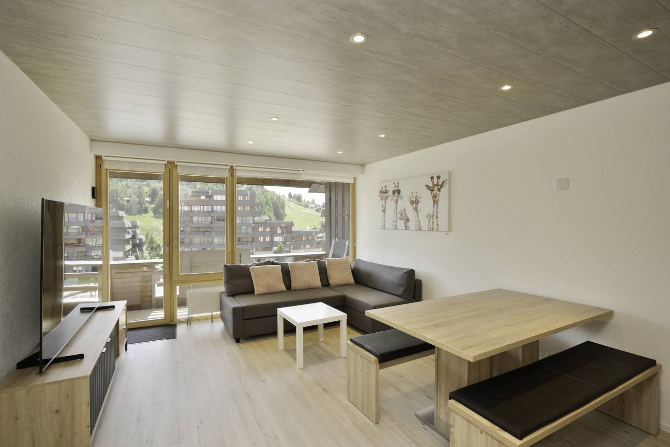 Apartamento entero, Apartamento de vacaciones para 6 personas con balcón in Thyon-Les Collons, Vex