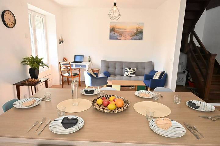 Maison de vacances pour 11 personnes, avec jardin à Saint-Pierre-Quiberon