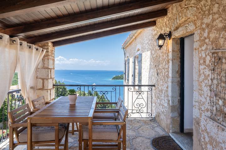 Ferienhaus für 4 Personen, mit Balkon und Garten, mit Haustier in Griechenland