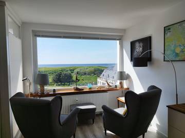 Ferienwohnung für 2 Personen, mit Seeblick und Balkon in Westerland