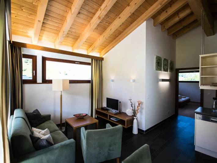 Ferienwohnung für 4 Personen, mit Sauna und Balkon in Samnaun