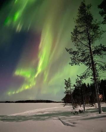 Ferienhaus für 2 Personen, mit Seeblick und Sauna sowie Ausblick und Terrasse in Rovaniemi