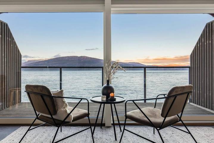 Ferienhaus für 2 Personen, mit Terrasse und Garten sowie Ausblick, mit Haustier in Norwegen - 4