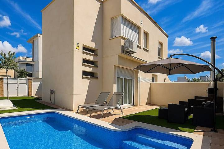 Ferienhaus für 6 Personen, mit Balkon und Garten in Oropesa del Mar