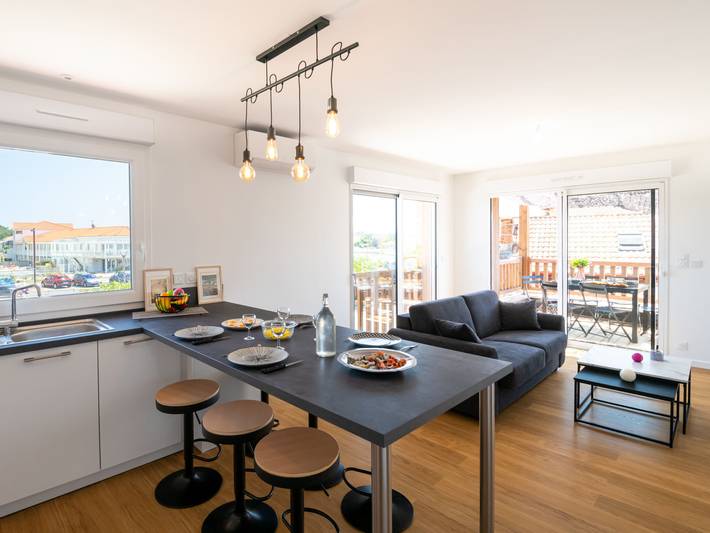 Gîte pour 6 personnes, avec balcon dans Mimizan Plage - 2