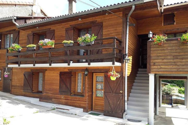 Maison de vacances pour 6 personnes, avec Balcon ainsi que Jardin et Piscine