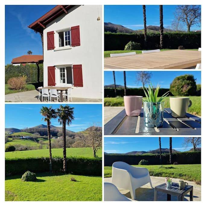 Gîte pour 6 personnes, avec Balcon et Terrasse ainsi que Jardin et Piscine à Saint-Esteben