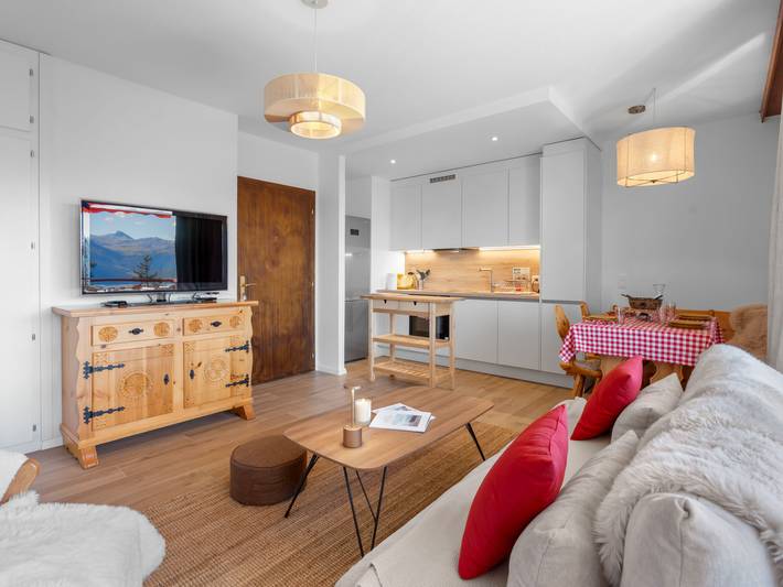 Vakantiewoning voor 4 personen, met Balkon en Uitzicht in Crans-Montana