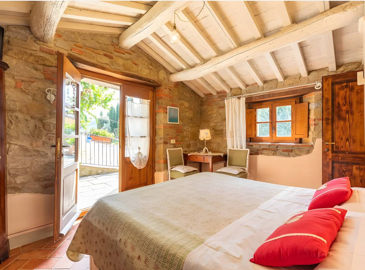 Ganze Wohnung, Apartment 'Capannina - Borgo Dolci Colline Resort' mit Pool, Terrasse & Gemeinschaftsgarten in Castiglion Fiorentino, Arezzo Provinz