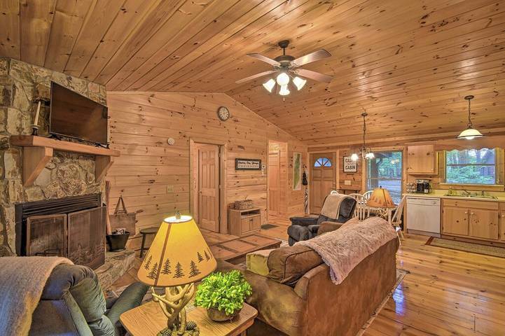 Blockhütte für 6 Personen, mit Terrasse - 1