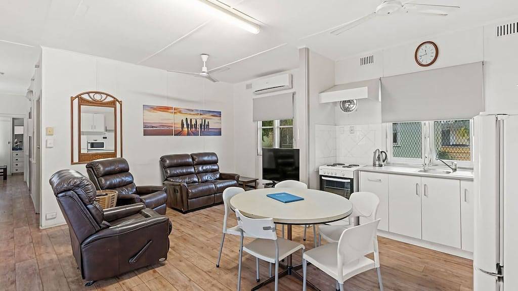 Getaway Villas, Unit 3 - Private überdachte Außenterrasse in Exmouth, Western Australia