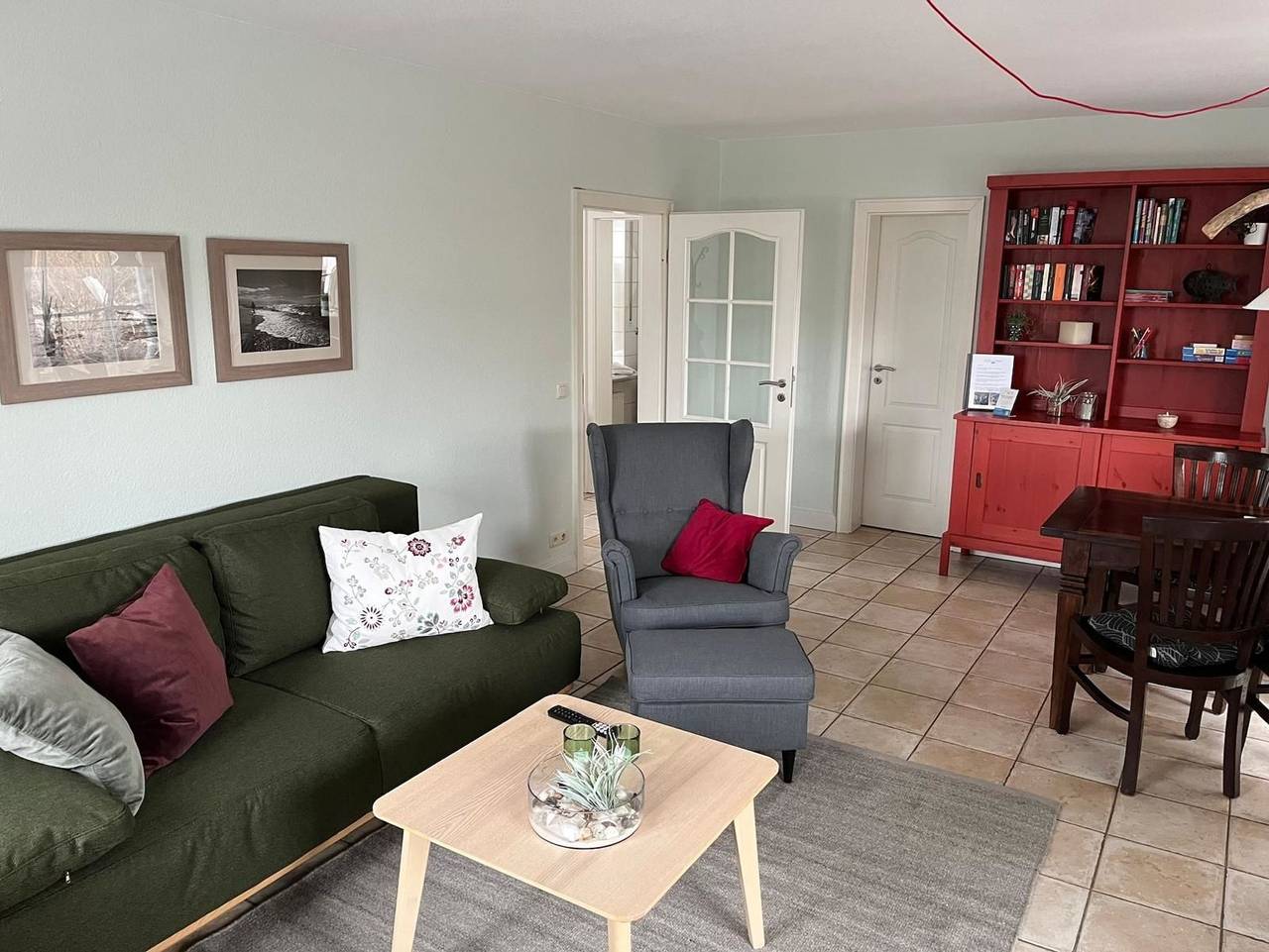 Ganze Ferienwohnung, Ferienwohnungen in der Marina Kröslin - Kleine Fewo Hafenstraße (rechts) in Kröslin, Vorpommern Greifswald
