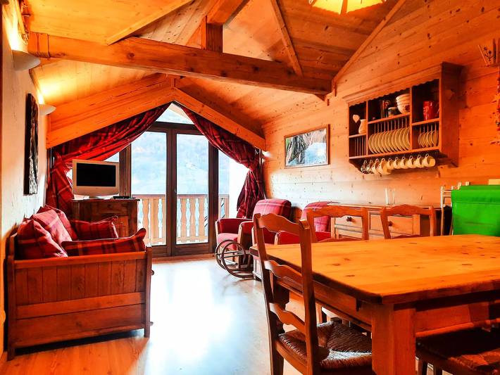 Ganze Wohnung, Ferienwohnung 3 Zimmer Kabine für 6 Personen mit großem Balkon in Saint-Martin-de-Belleville, Vanoise-Massiv