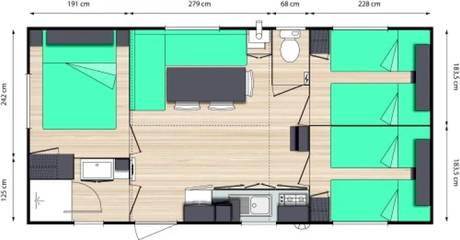 Camping für 6 Personen in Hauterives, Valence und Umgebung, Bild 4