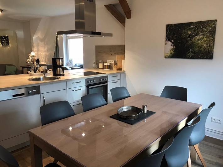 Ferienwohnung für 7 Personen, mit Terrasse und Garten sowie Ausblick an der Eider - 2