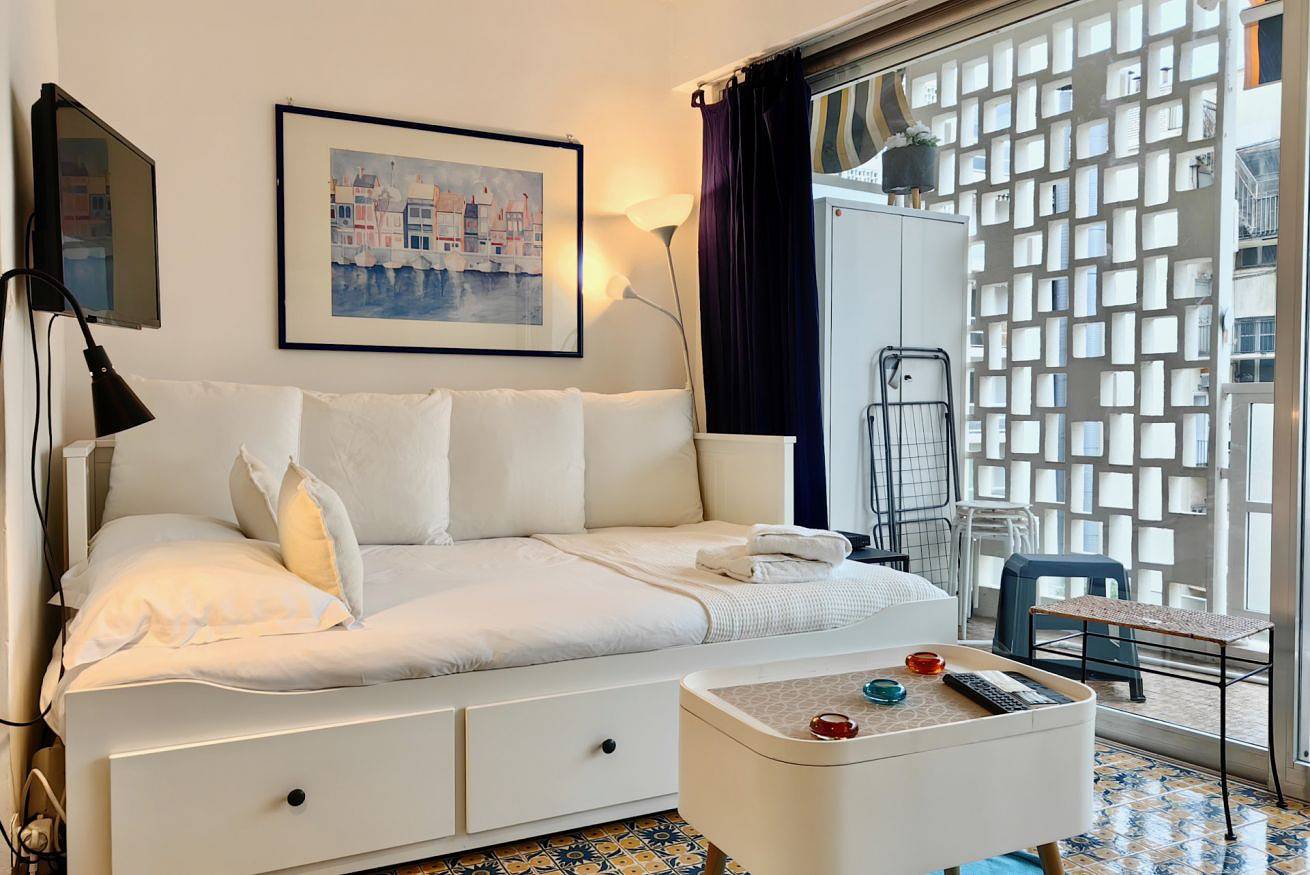 Geheel appartement, Vakantieappartement voor 2 personen met balkon/terras in Nice, Nice en omgeving