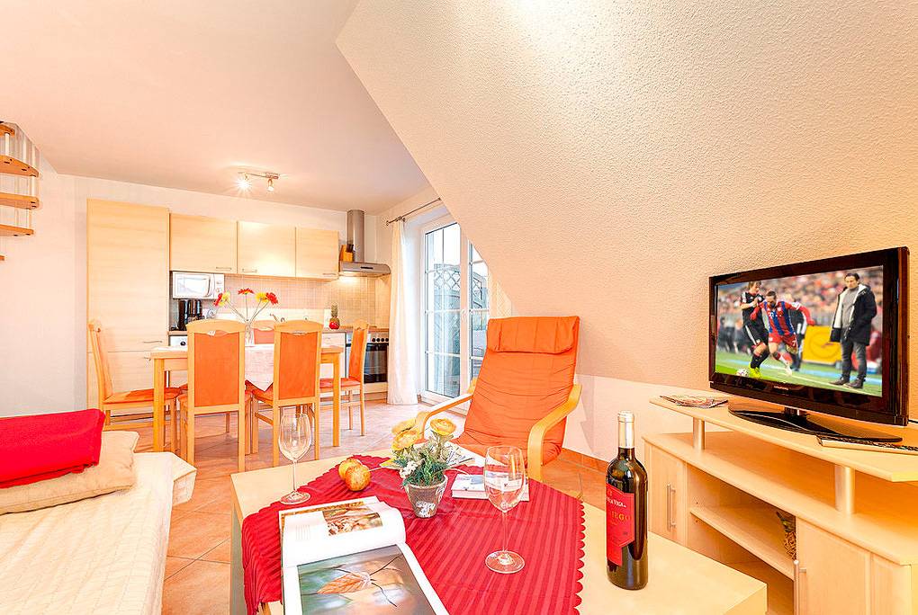 Ganze Ferienwohnung, D 092.059 - Ferienhaus Baabe, Whg. 3, 1. Etage in Selliner See, Baabe