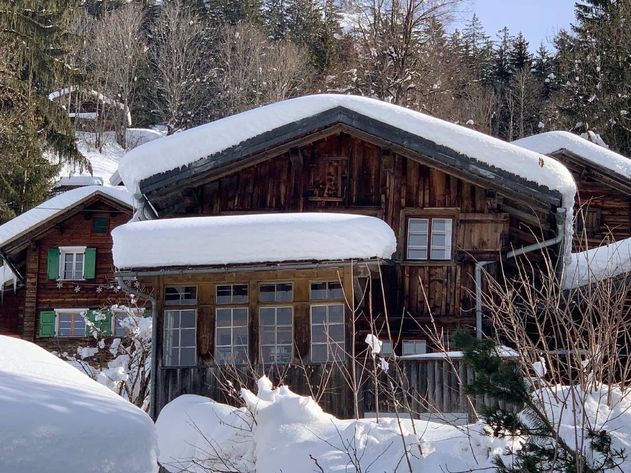 Chalet Mahli in Saas bei Klosters in Rätikon Gebirgsgruppe, Plessur Alpen