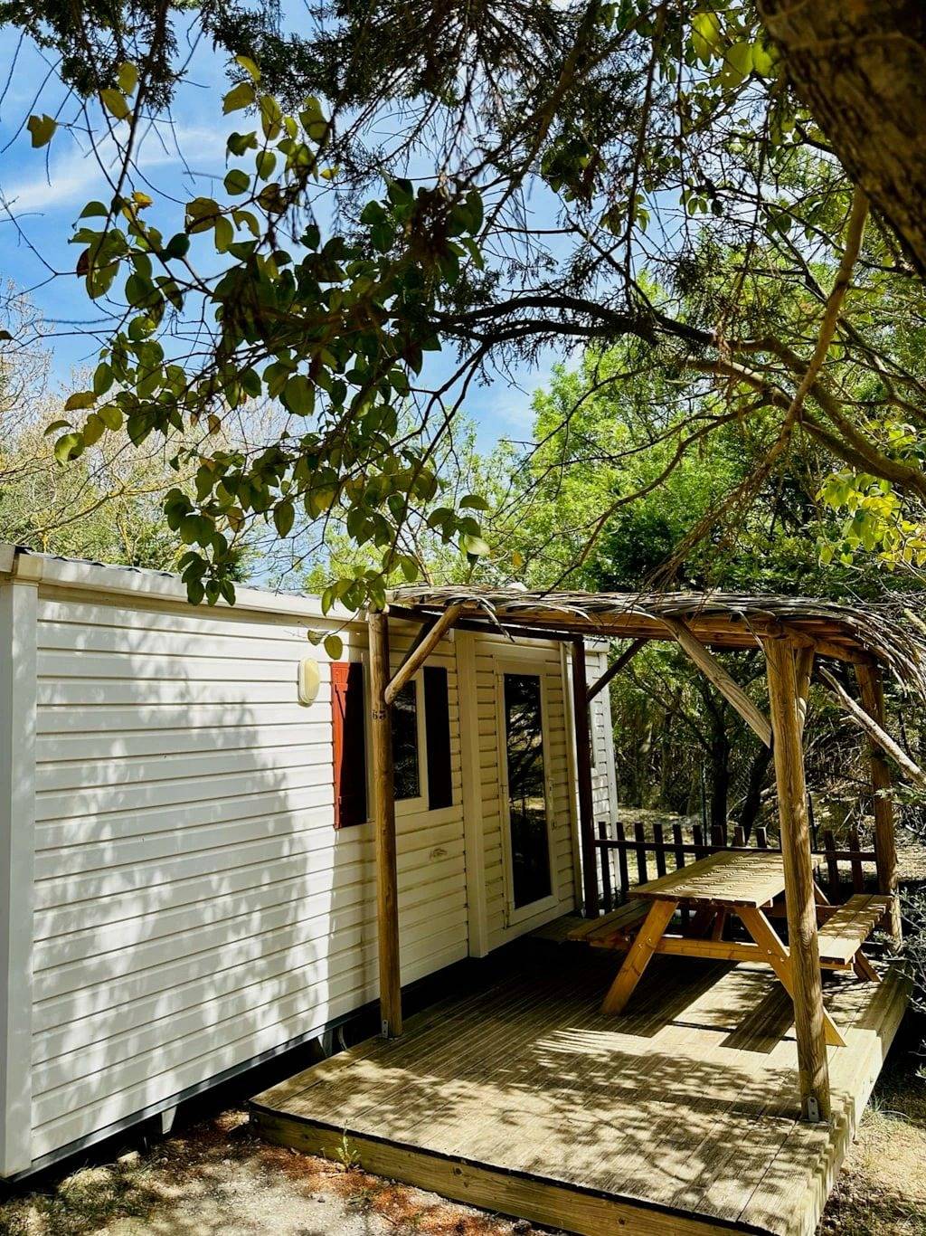 Zecamping 3* piscine chauffée mobil-home 25m2 4 pers in Sigean, Mittelmeerküste (Frankreich)