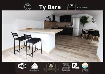 Gîte pour 6 personnes à Melgven