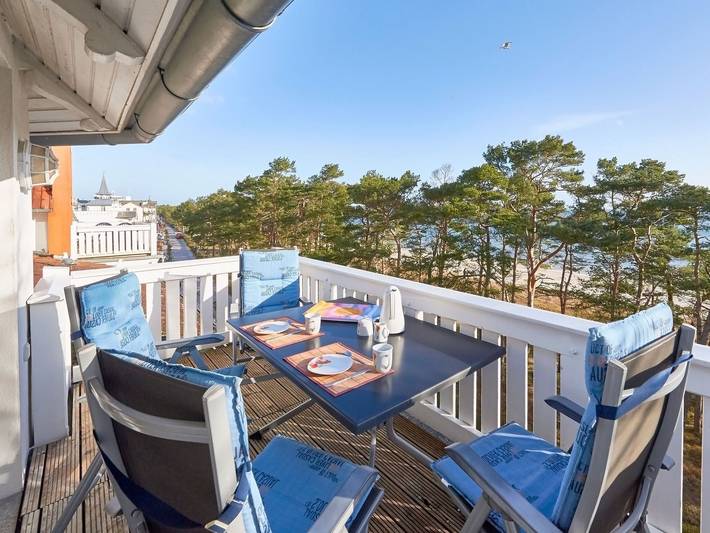 Ferienwohnung für 4 Personen, mit Ausblick und Balkon, kinderfreundlich in Süd-Rügen - 2