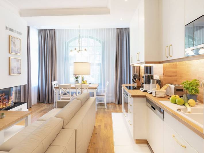 Ferienwohnung für 4 Personen, mit Balkon und Sauna in Bansin