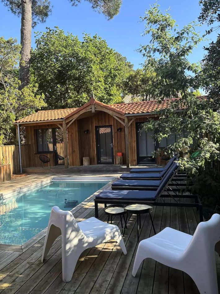 Villa pour 7 personnes, avec jardin dans Lac de Lacanau