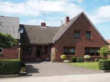 Ferienhaus für 6 Personen, mit Terrasse und Garten, mit Haustier in Uplengen