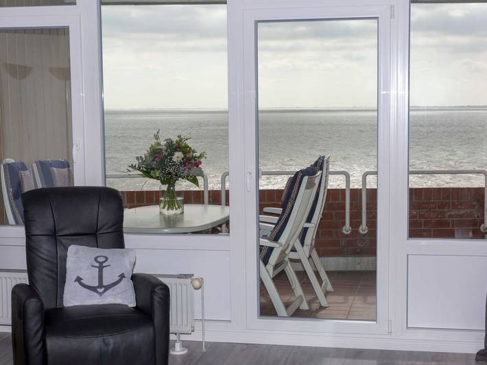 Ferienwohnung für 2 Personen, mit Ausblick und Balkon am Jadebusen - 2