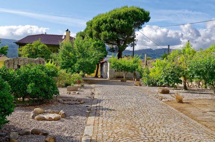 Apartamento para 18 personas, con jardín además de piscina y vistas en Oliveira de Frades