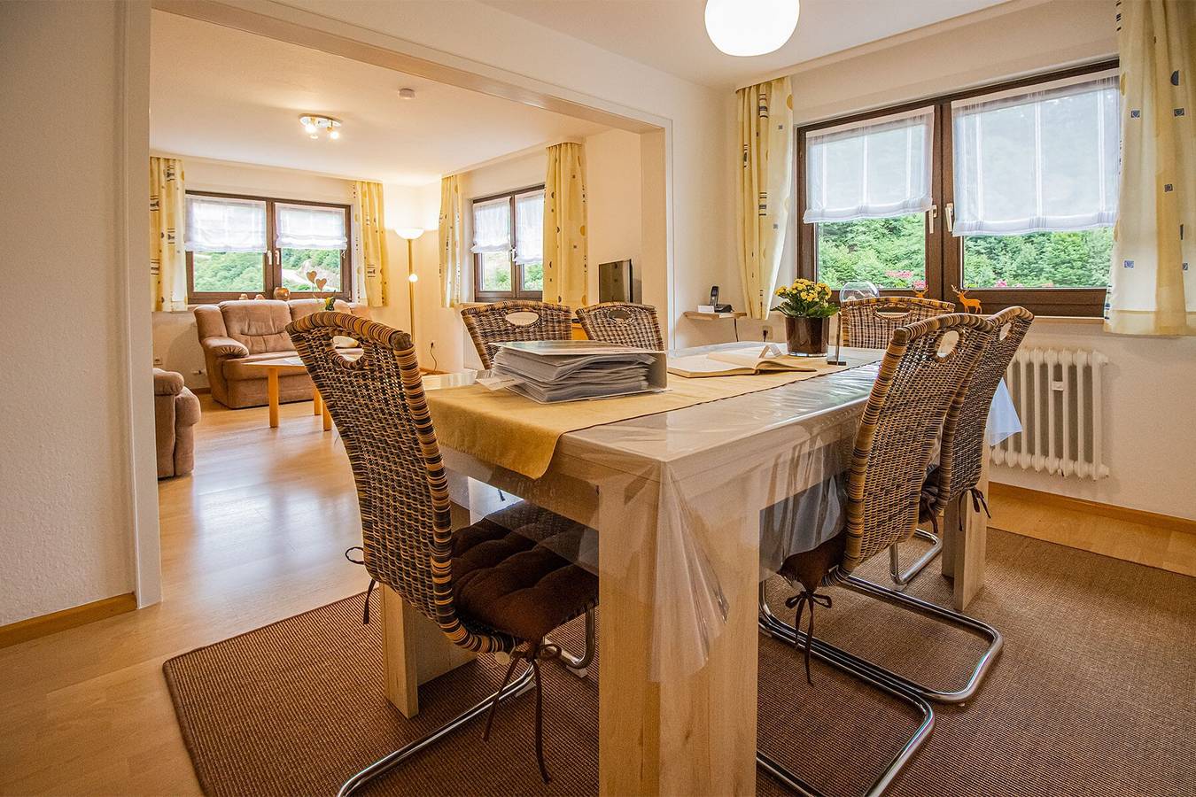 Ganze Wohnung, Ferienhaus 'Ferienhaus Niedermättle' mit Bergblick, privater Terrasse und Wi-Fi in Oppenau, Mittlerer Schwarzwald