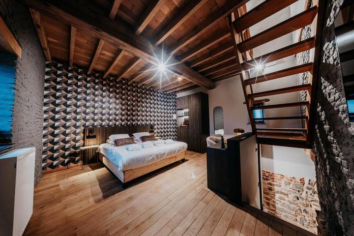 Hôtel pour 2 personnes, avec jacuzzi et sauna ainsi que jardin et piscine à Ohey - 2