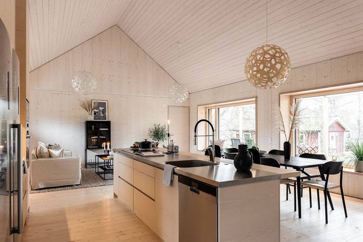 Circuitus – Sustainable Design Holiday Home near the Lake in Småland in Kronobergs