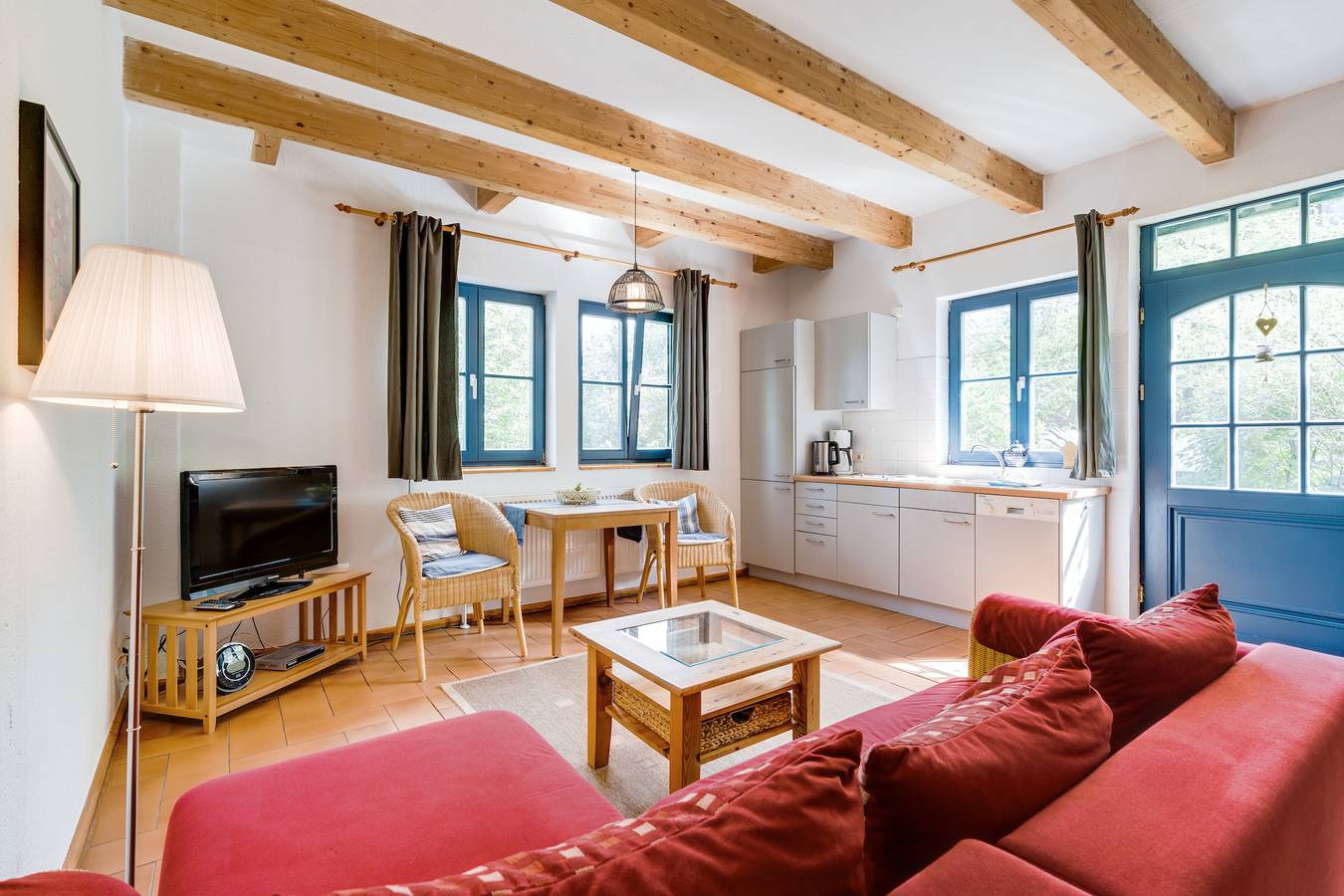 Ganze Ferienwohnung, 2-Raum Apartment bis 4 Pers. (1.3) in Warthe, Rankwitz