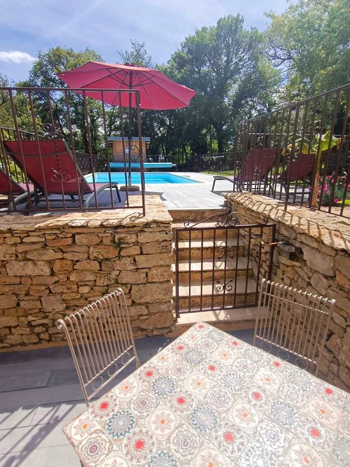 Gîte pour 9 personnes, avec Piscine à Florimont-Gaumier - 4