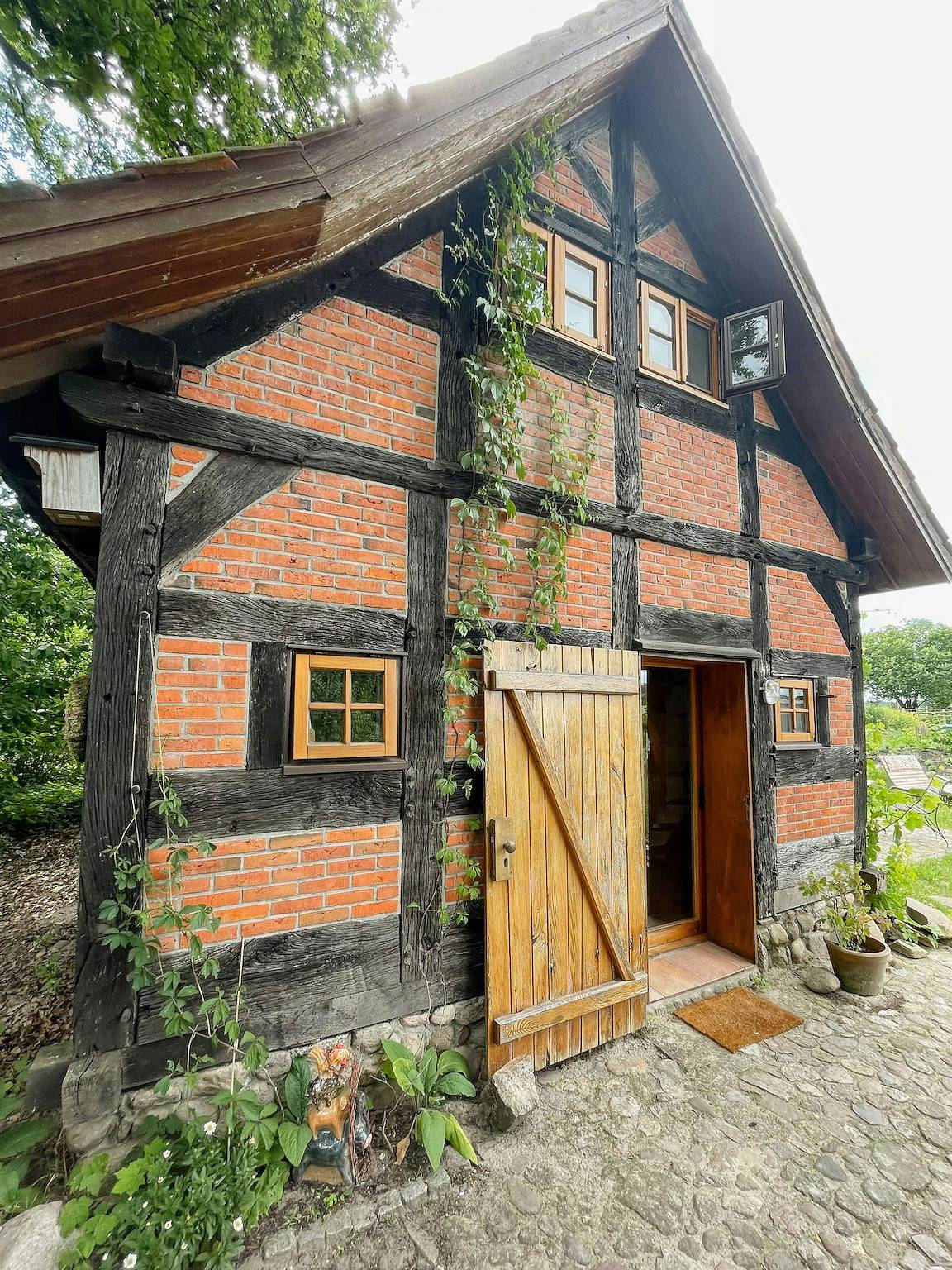 Backhaus mit Kamin in der Wildeshauser Geest in Stuhr, Naturpark Wildeshauser Geest