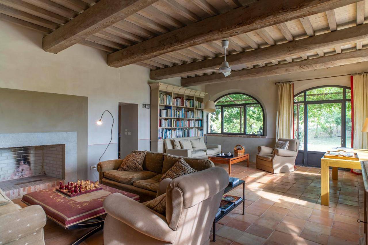 Villa il Moro in San Giovanni d'Asso, Montalcino