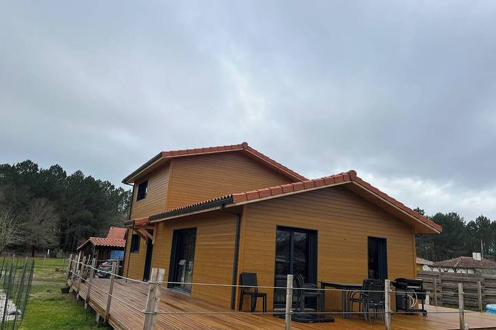 Ferienhaus für 6 Personen, mit Pool und Whirlpool in Lit-et-Mixe