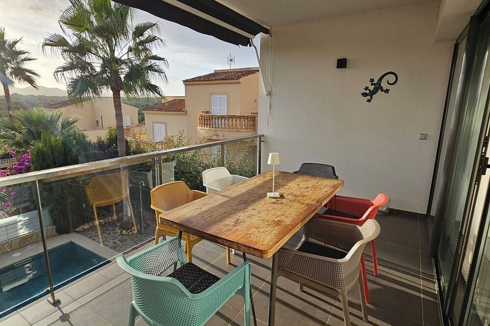 Luxus Chalet: privater Pool, strandnah, W-Lan incl., ruhige Lage, Ort fußläufig in Cala Anguila, Manacor