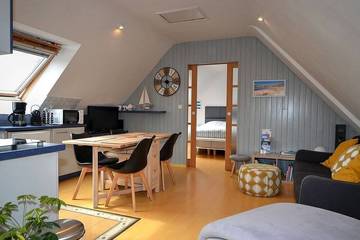 Gîte pour 4 personnes, avec terrasse dans Buguélès