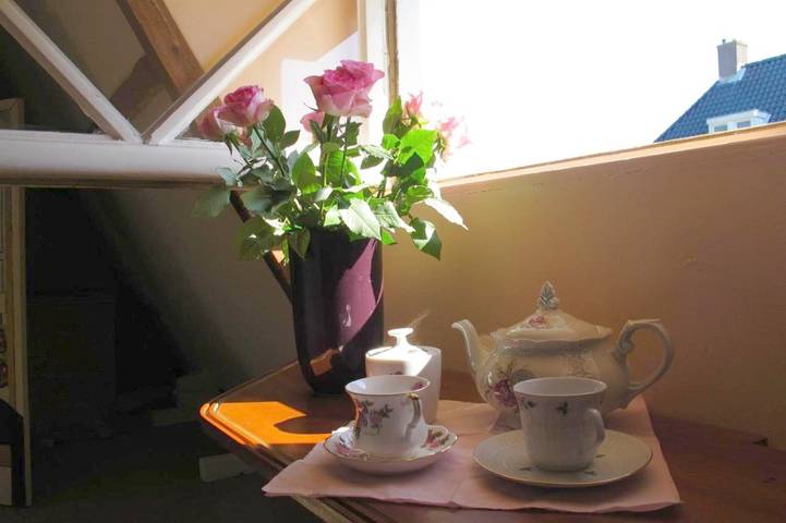 Pension voor 2 personen, met uitzicht en terras in Amsterdam West