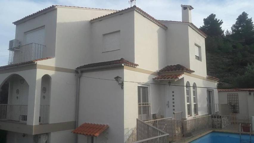 Chalet para 11 personas, con piscina además de vistas y terraza, Se admiten mascotas en Canal de Navarrés - 3