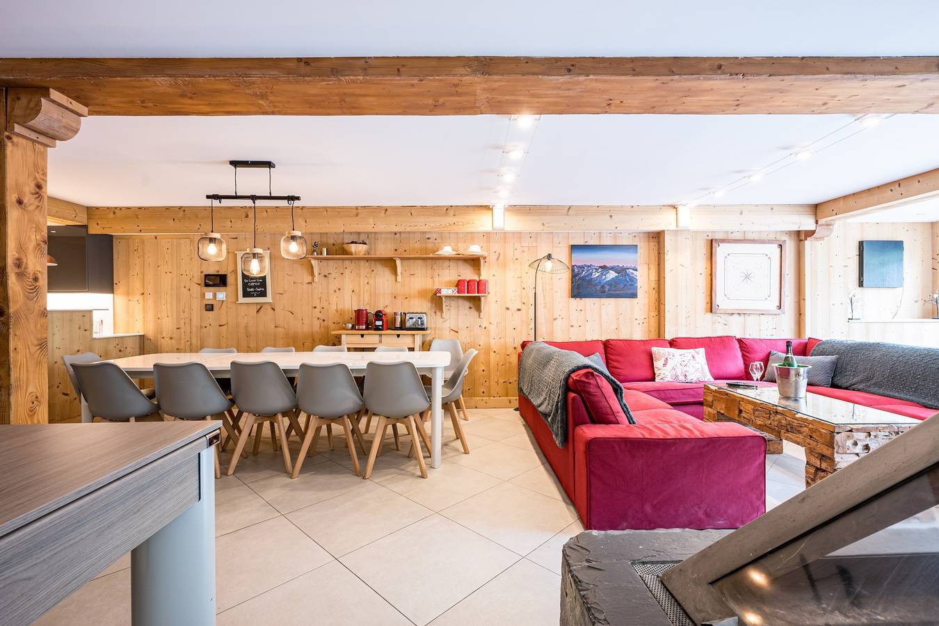 Chalet an der Piste mit Halbpension, ideal für Gruppen bis 12 Personen in Saint-Martin-de-Belleville, Vanoise-Massiv