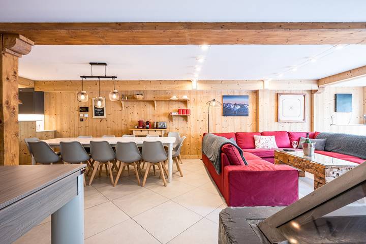 Chalet an der Piste mit Halbpension, ideal für Gruppen bis 12 Personen in Saint-Martin-de-Belleville, Vanoise-Massiv